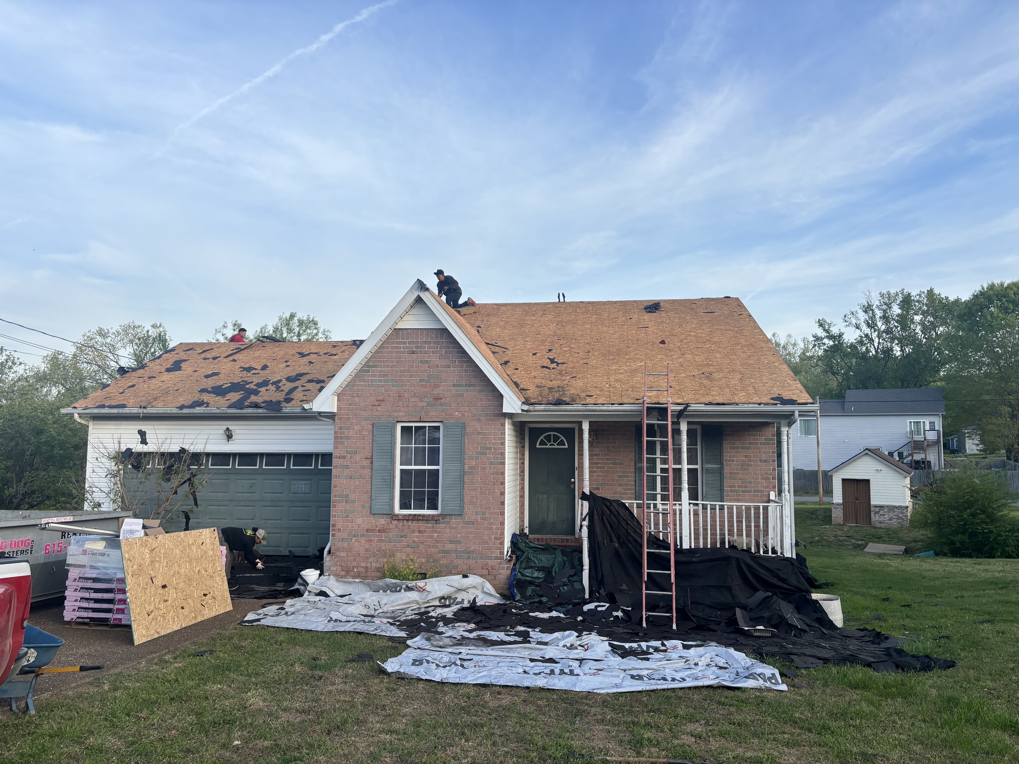 roof tear out